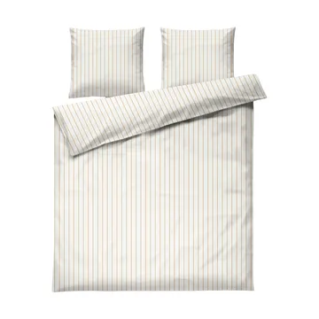 Komplet pościeli Soft, 220x220/2x50x60 cm - Offwhite-karmelowy - Juna