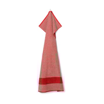 Ręcznik check 70x140 cm - Czerwony-piasek - Juna