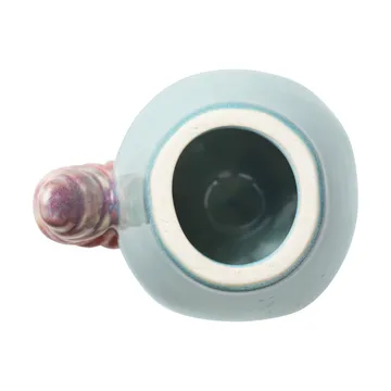 Dekoracja Poppery, Jabłko z larwą - Mint-pink - Kähler