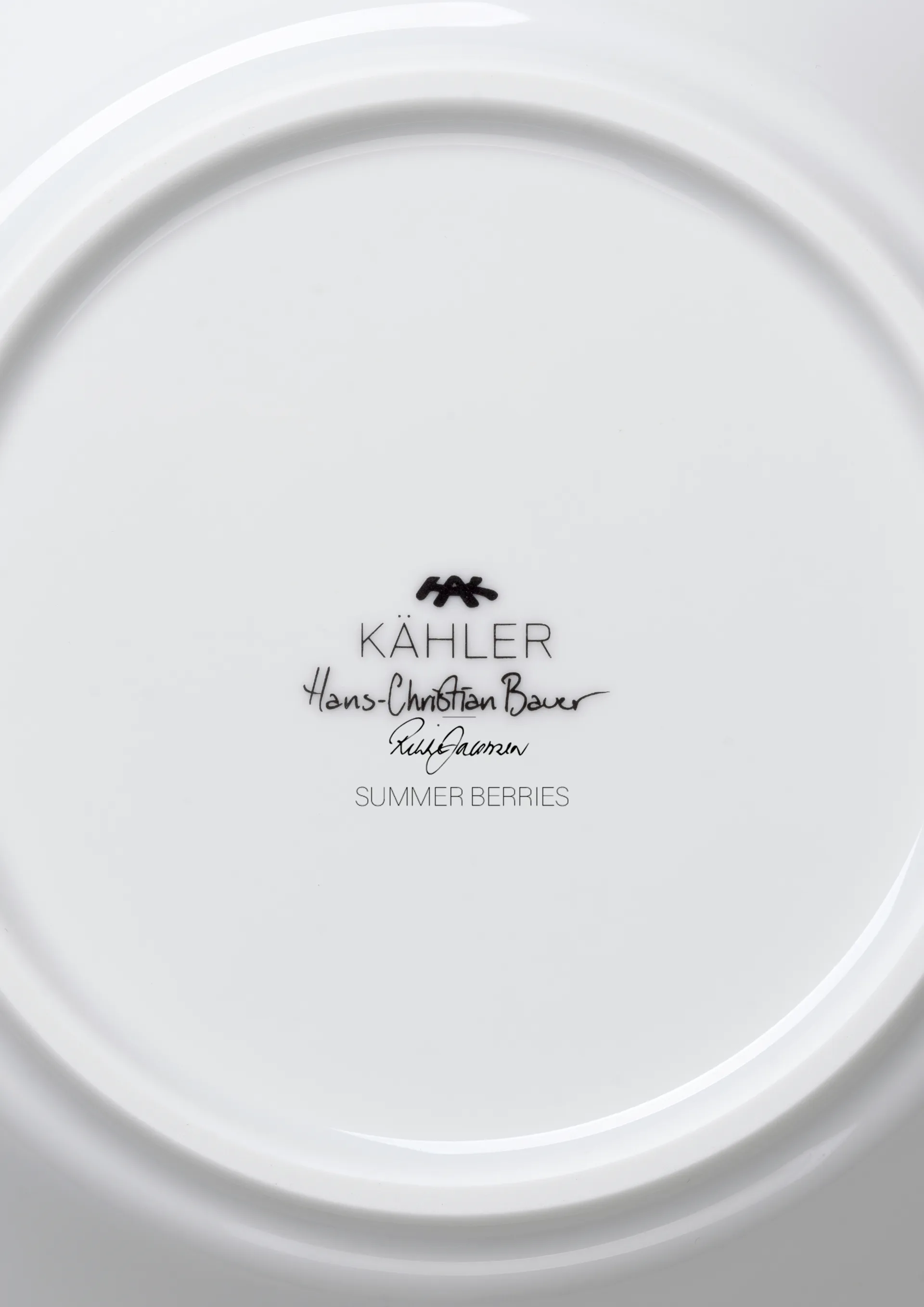 Głęboki talerz Hammershøi Summer Ø21 cm, Summer berries Kähler