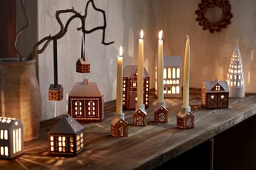 Gingerbread świecznik adwentowy 4 części - Brązowy - Kähler