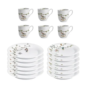 Hammershøi Christmas świąteczny serwis porcelanowy zestaw 18 elementów - undefined - Kähler