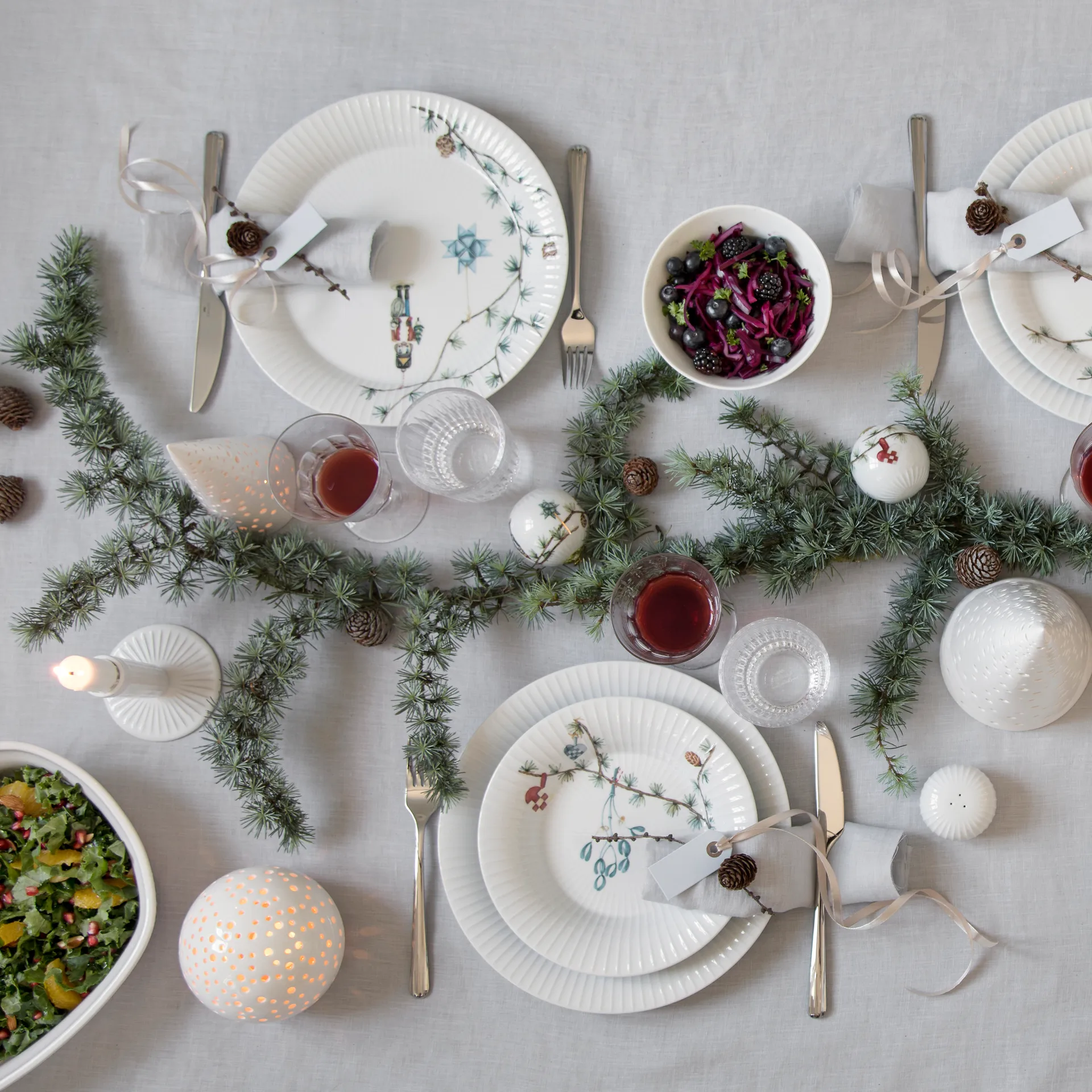 Hammershøi Jul głęboki talerz, 21 cm Kähler