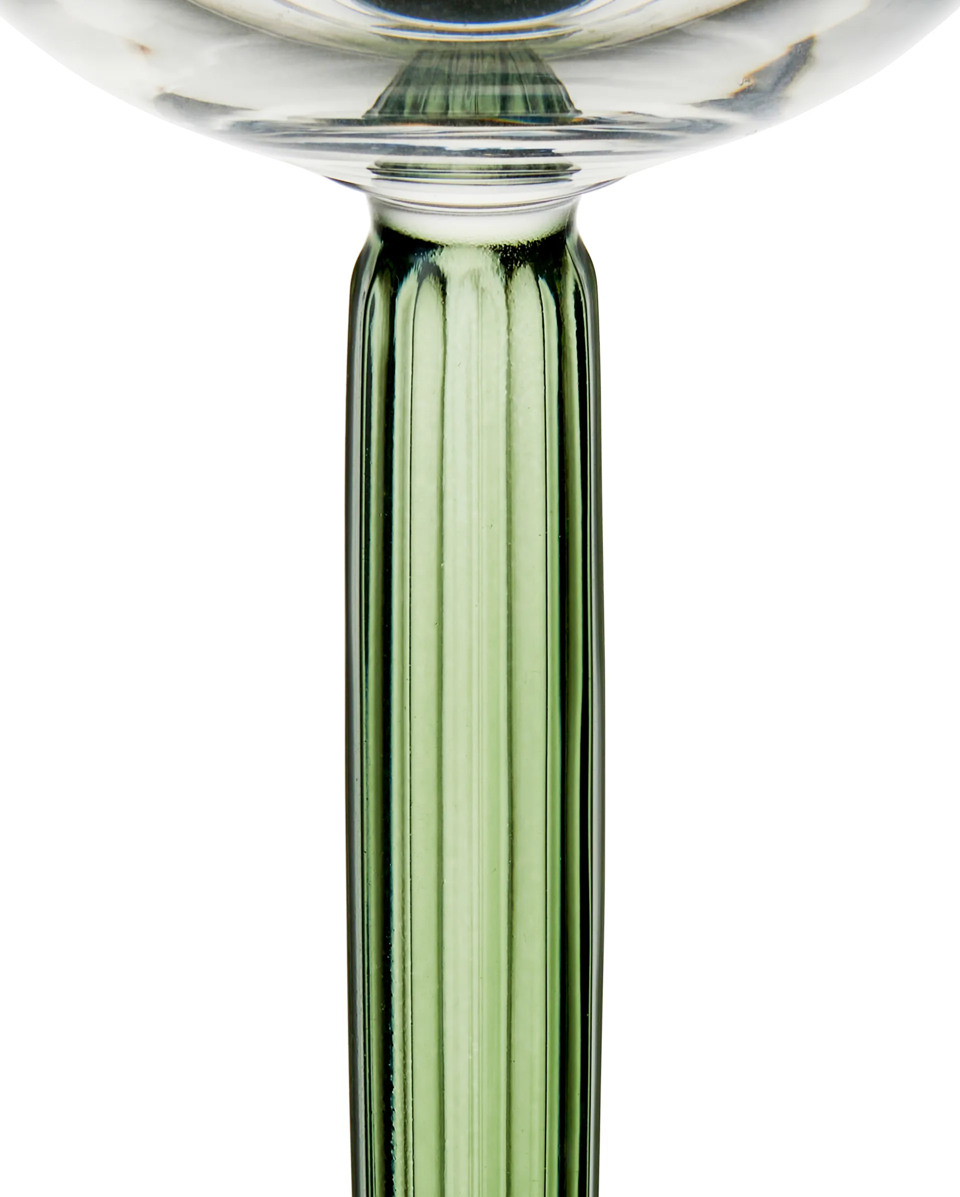 Hammershøi kieliszki do szampana 240 ml, 2‑pak, Zielony Kähler