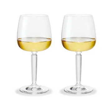 Hammershøi kieliszki do wina białego 350 ml, 2‑pak - Przezroczysty - Kähler