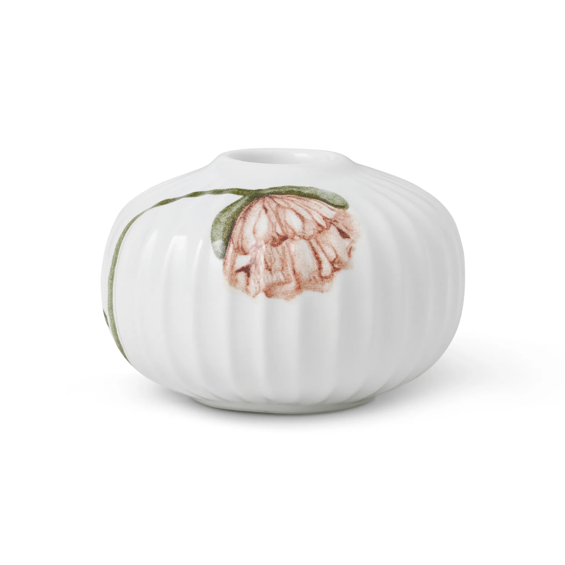 Hammershøi Poppy świecznik Ø7,5 cm, Biały Kähler