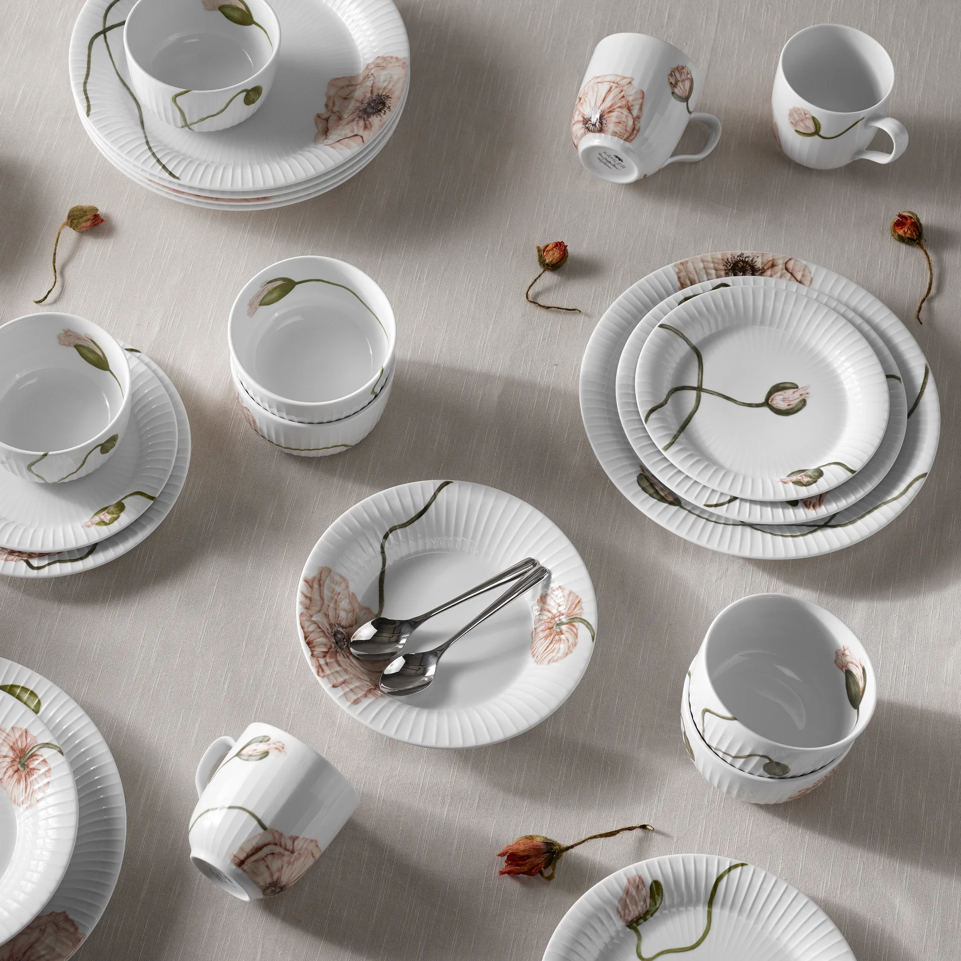 Hammershøi Poppy talerz 19 cm, Biały Kähler