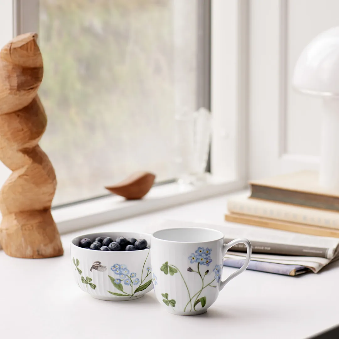 Hammershøi summer kubek 330 ml, Forget me not Kähler