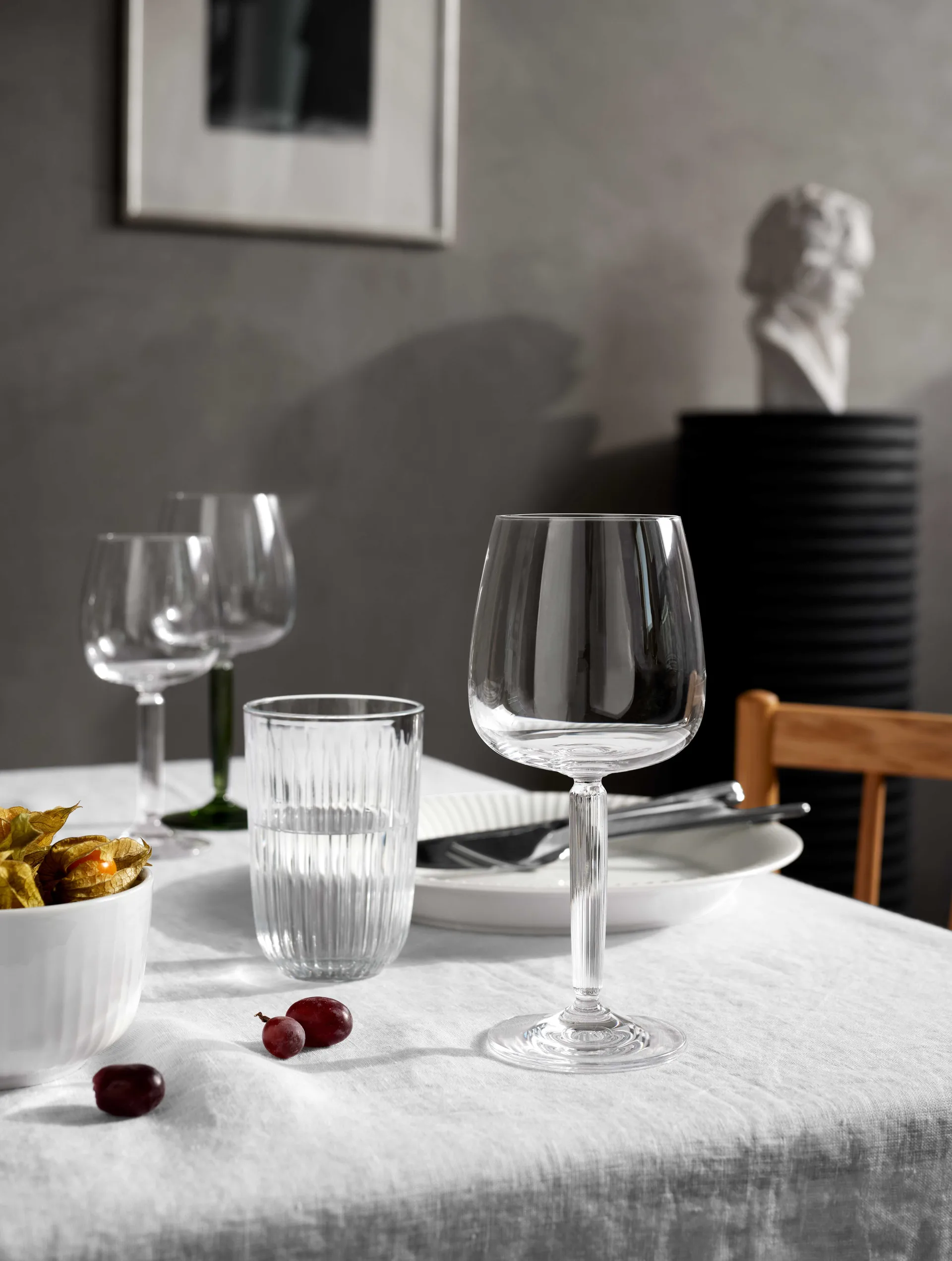 Hammershøi szklanka na wodę 370 ml, 4‑pak, Przezroczysta Kähler
