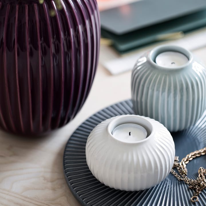 Hammershøi uchwyt na tea light średni, biały Kähler