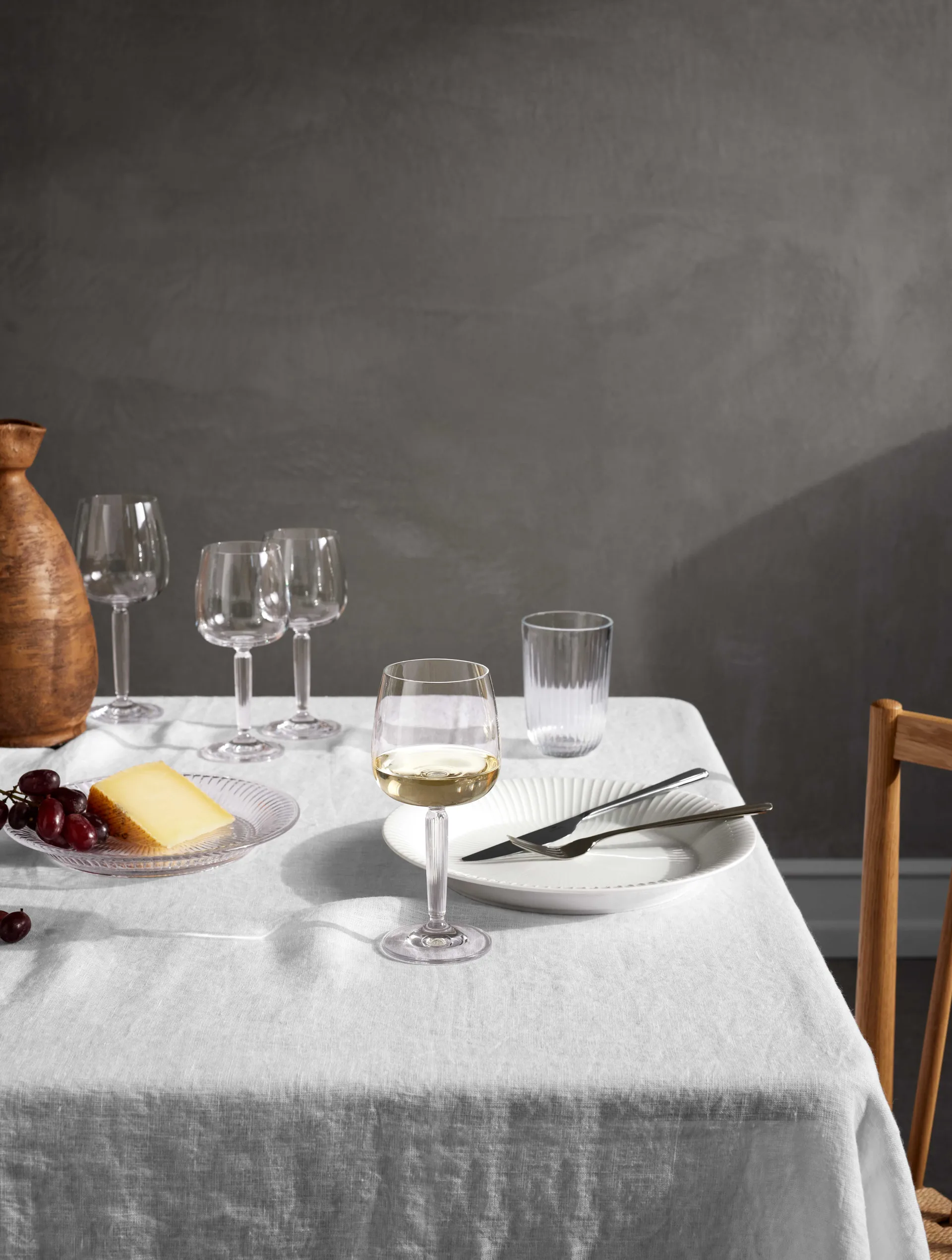 Kieliszek do białego wina Hammershøi 35 cl 2-pak, Przezroczysty Kähler