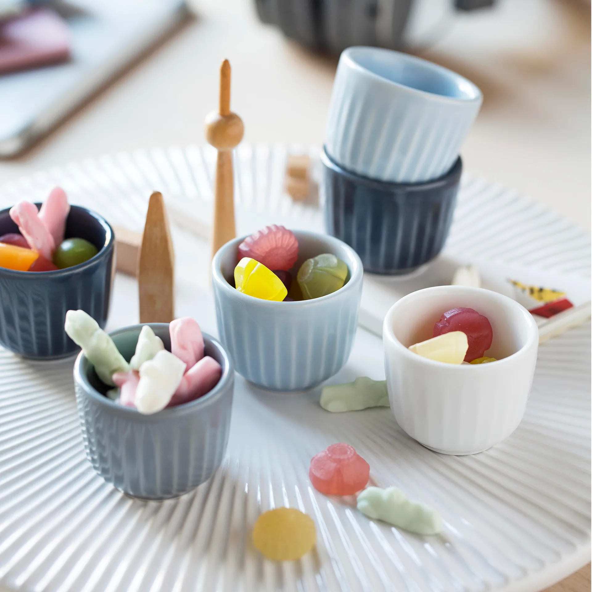 Kieliszki do jajek Hammershøi 2 szt., biały Kähler