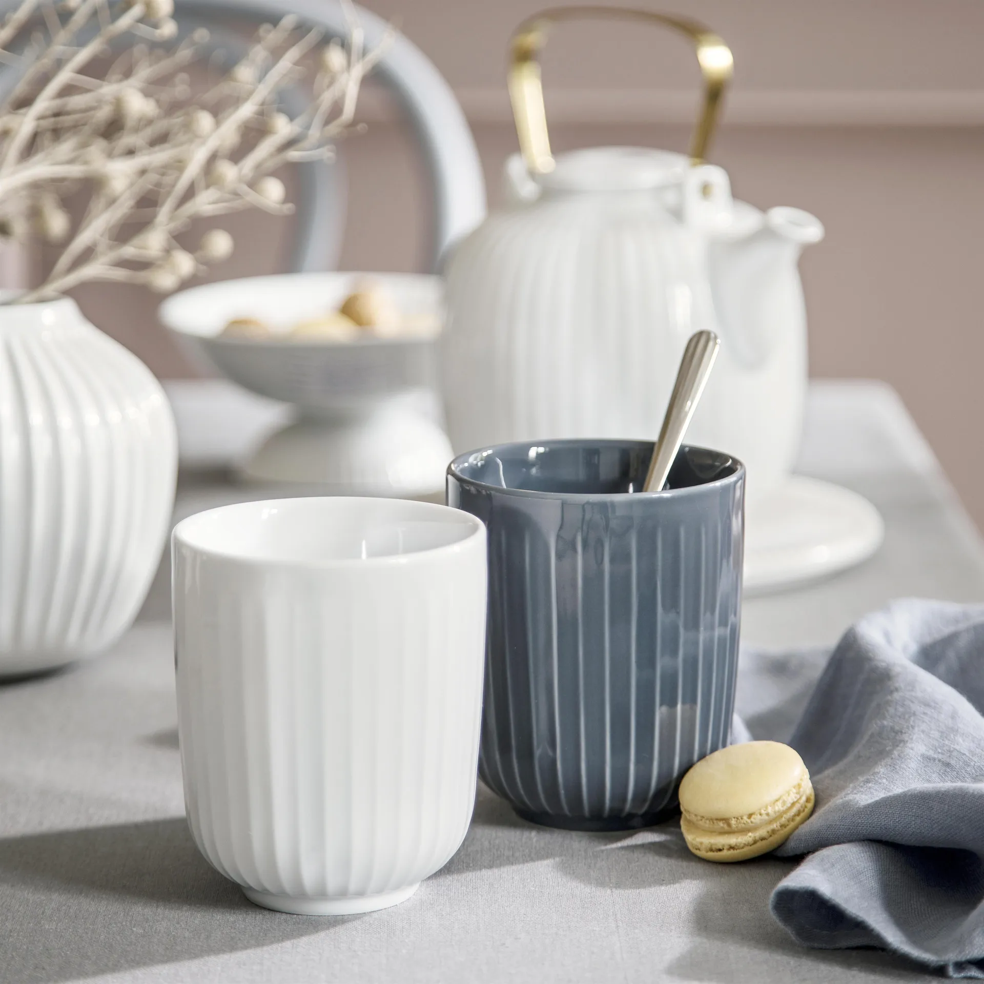 Kubek termiczny Hammershøi, biały Kähler