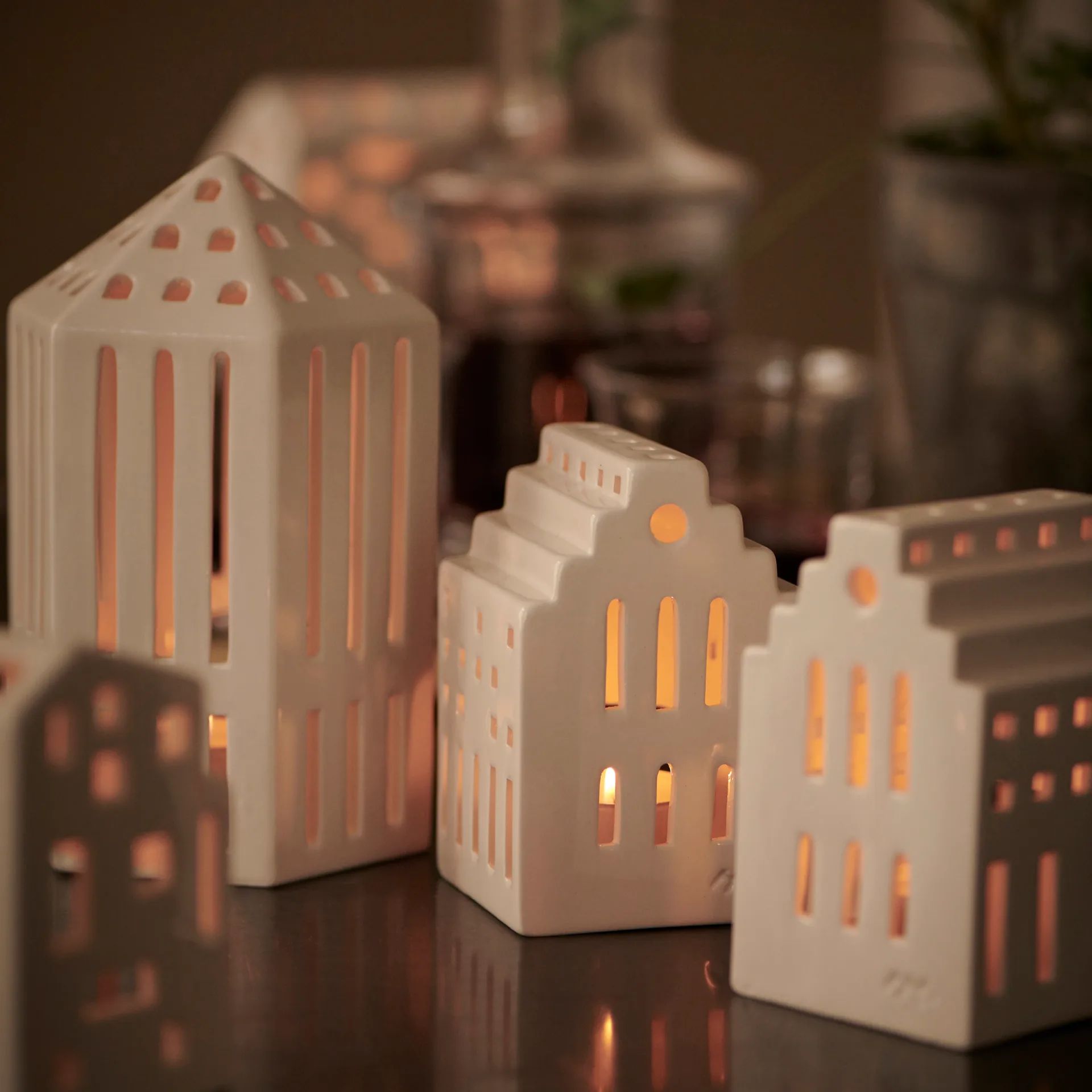 Mały świecznik ceramiczny Urbania, Galeria Kähler