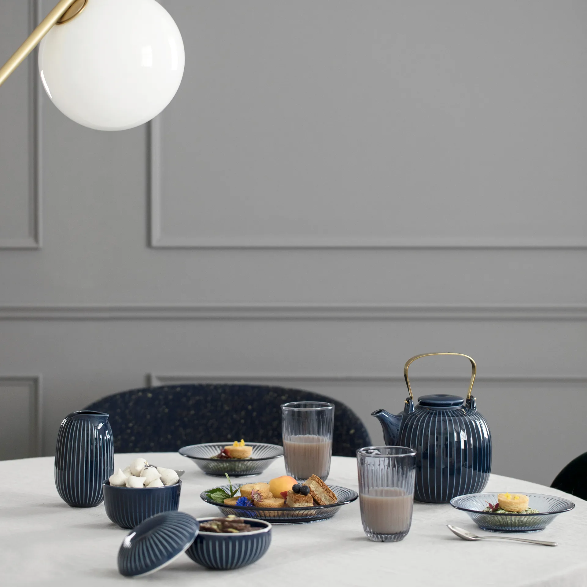 Misa Hammershøi Ø12 cm, indygo Kähler