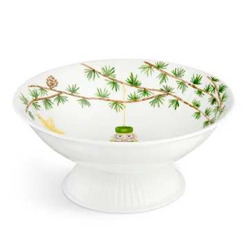 Miska świąteczna Hammershøi na stopce Ø23 cm - Biały - Kähler