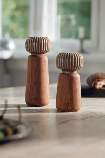 Młynek do przypraw Hammershøi duży - Brązowy, 18 cm - Kähler