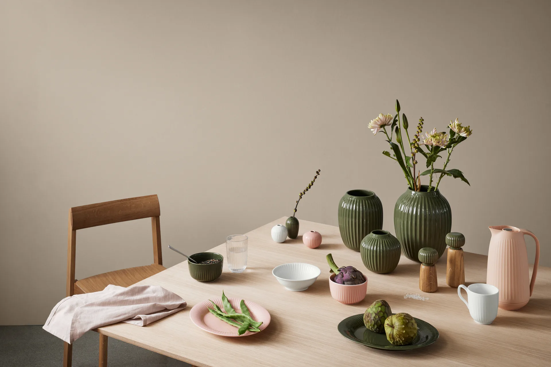 Młynek do przypraw Hammershøi, Mały, Ciemnozielony Kähler