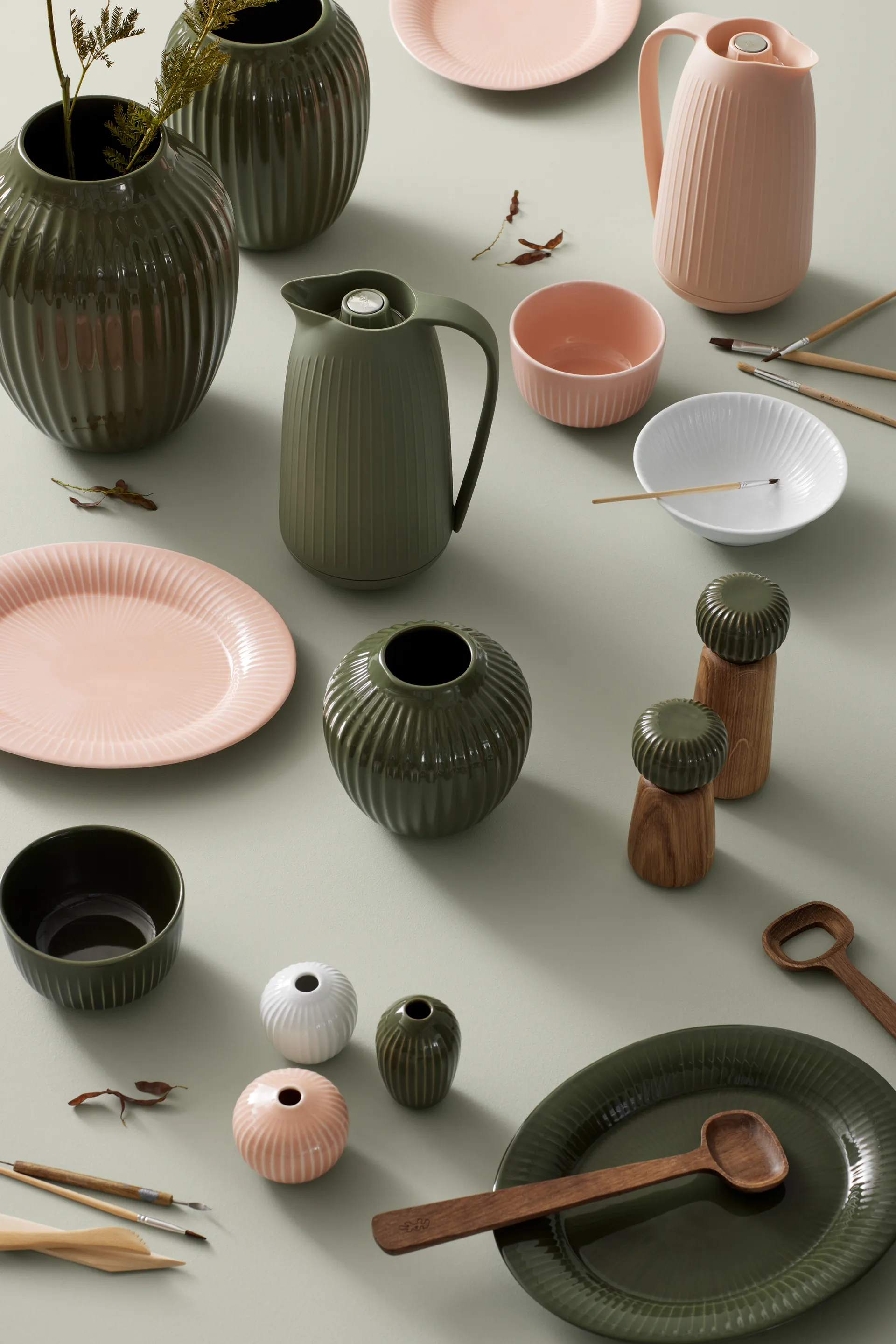 Młynek do przypraw Hammershøi, Mały, Ciemnozielony Kähler