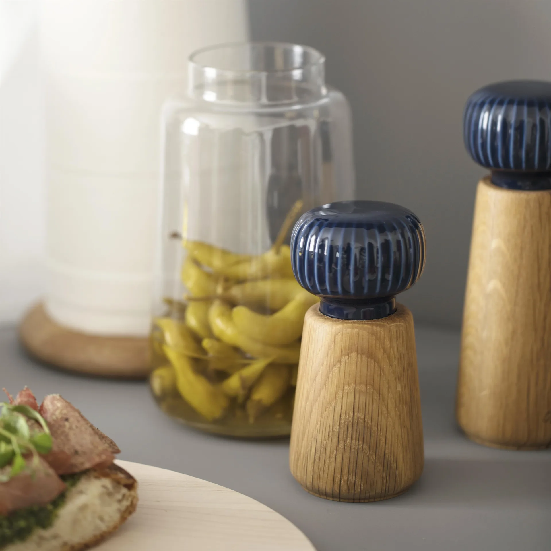 Młynek do przypraw Hammershøi, Mały, Indygo Kähler