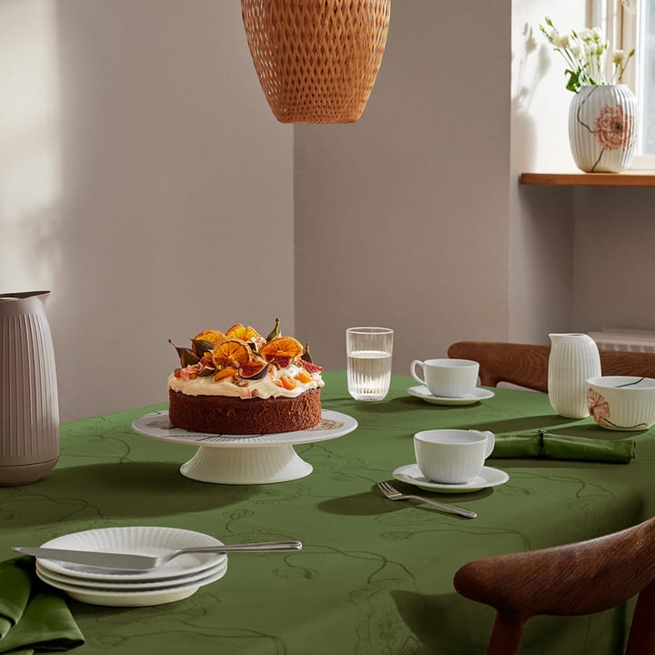 Obrus Hammershøi Poppy, zielony, 150x370 cm Kähler