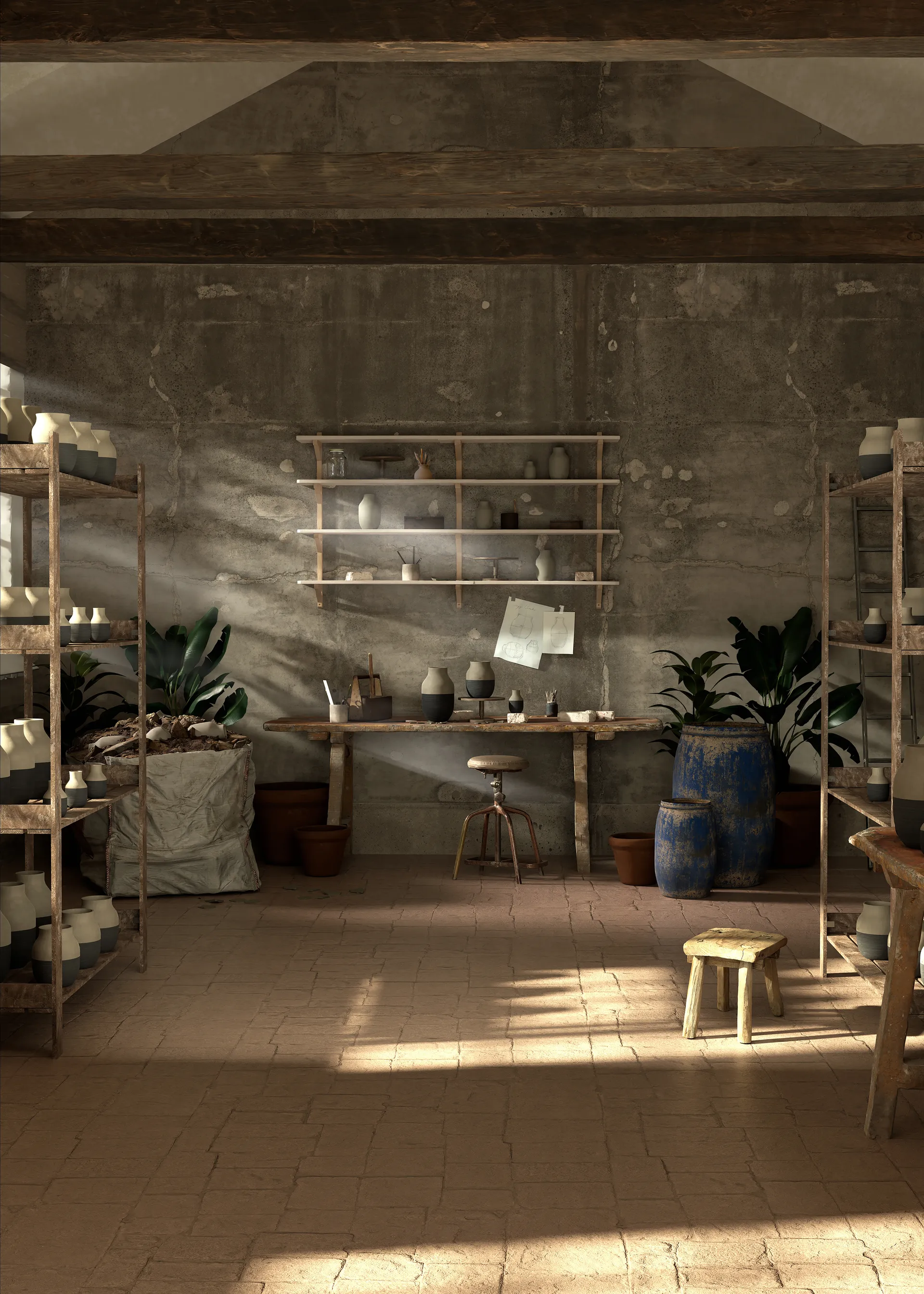 Omaggio Circulare Wazon W12.5 cm, Antracytowy szary Kähler