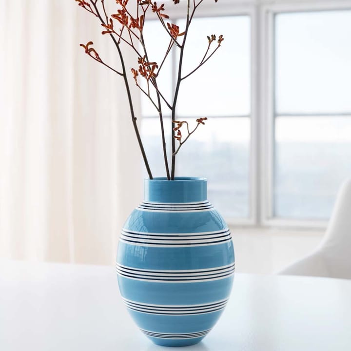 Omaggio Nuovo Vas, średniniebieski, wys.30 cm Kähler