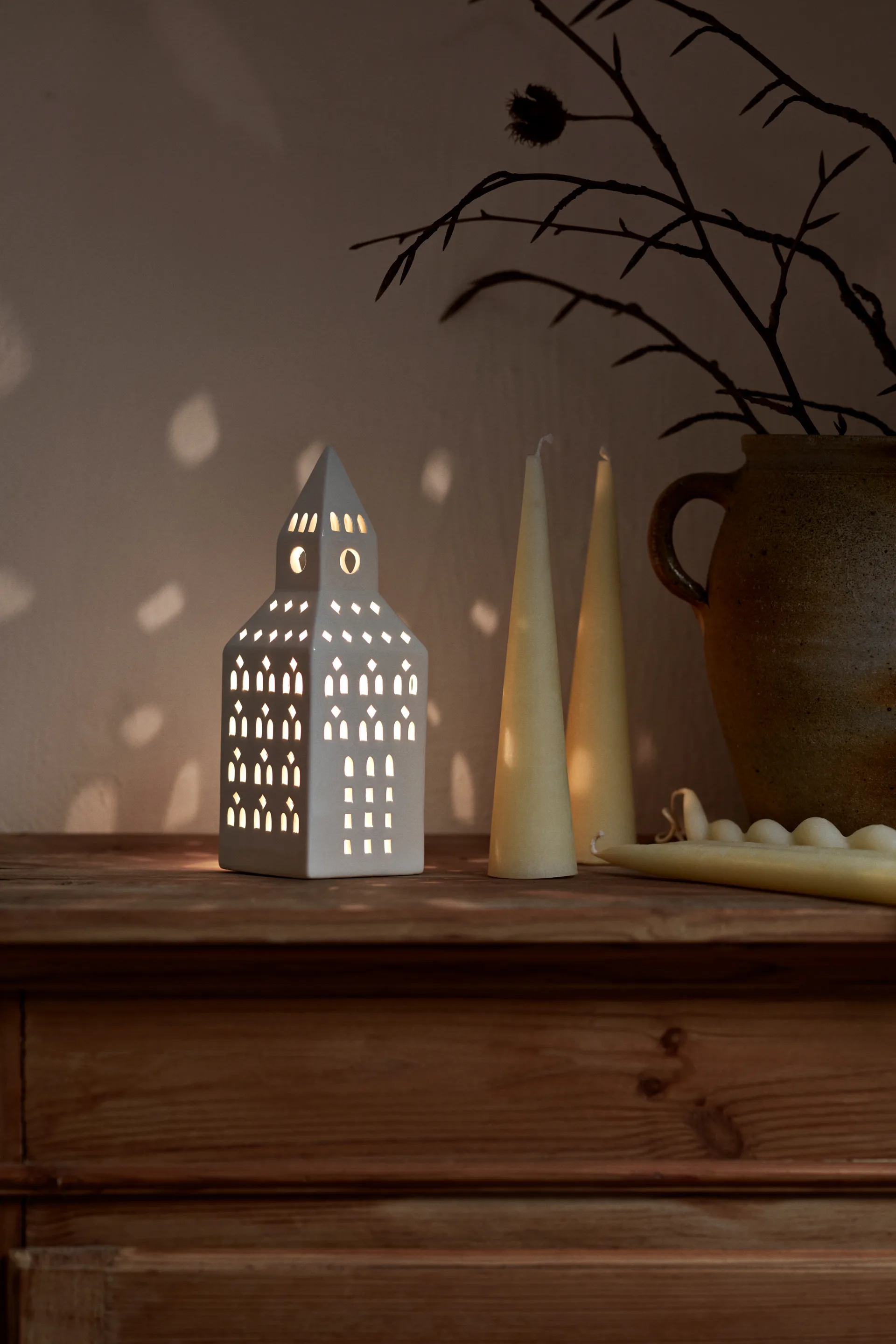 Świecznik ceramiczny Urbania, Church Tower Kähler