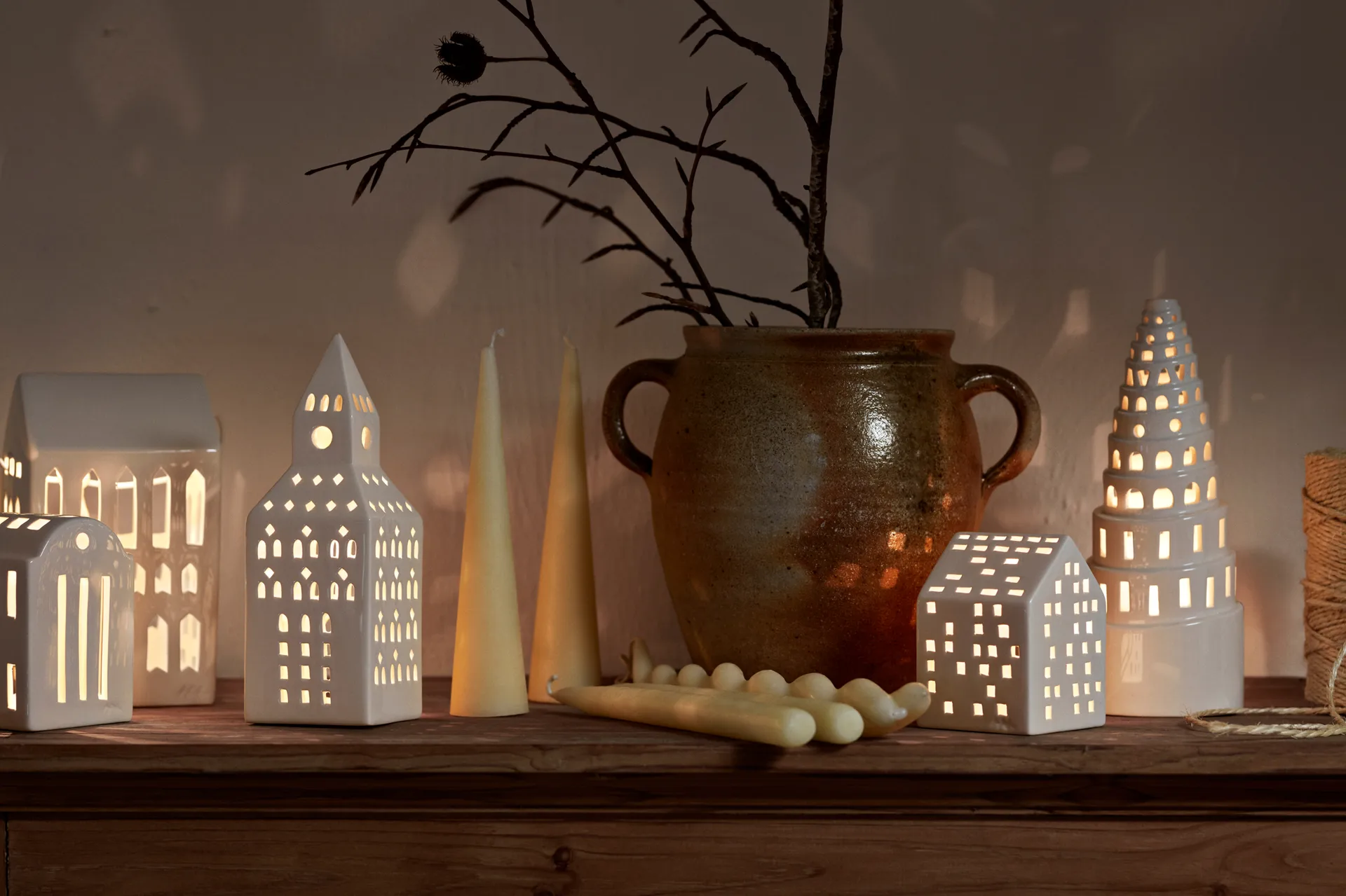 Świecznik ceramiczny Urbania, Church Tower Kähler