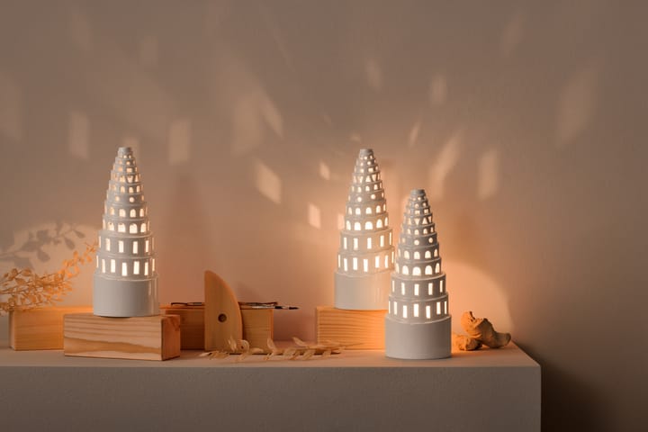 Świecznik ceramiczny Urbania - Wieża Babel - Kähler