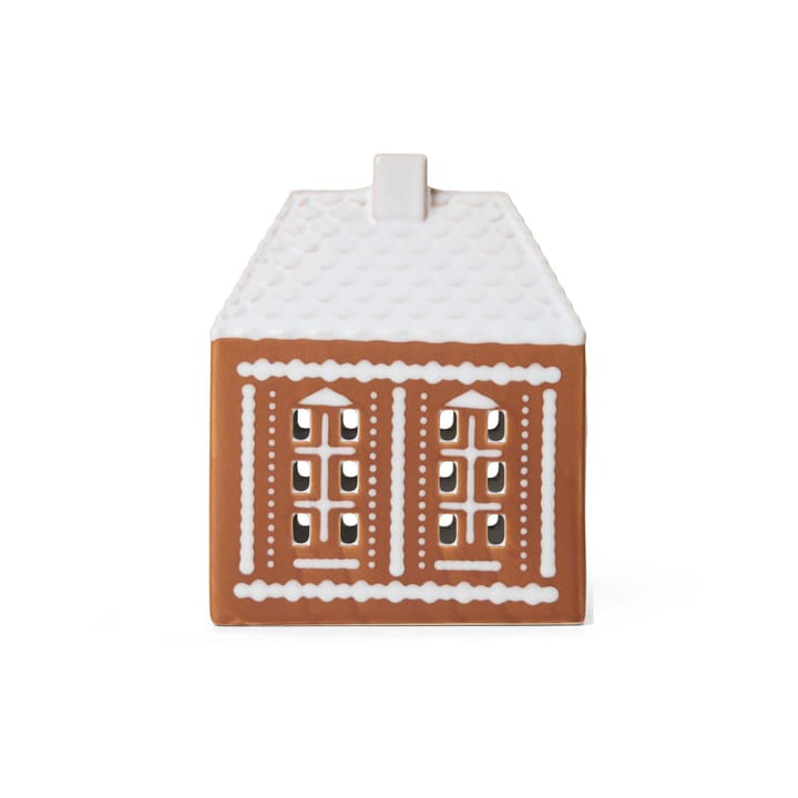 Świecznik domek z piernika medium 15 cm, Brązowy Kähler