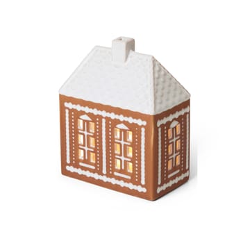 Świecznik domek z piernika medium 15 cm - Brązowy - Kähler