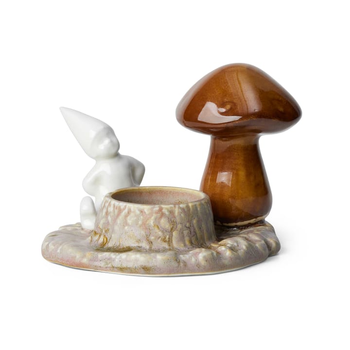 Świecznik na tealight Christmas Tales grzyby, Biały Kähler