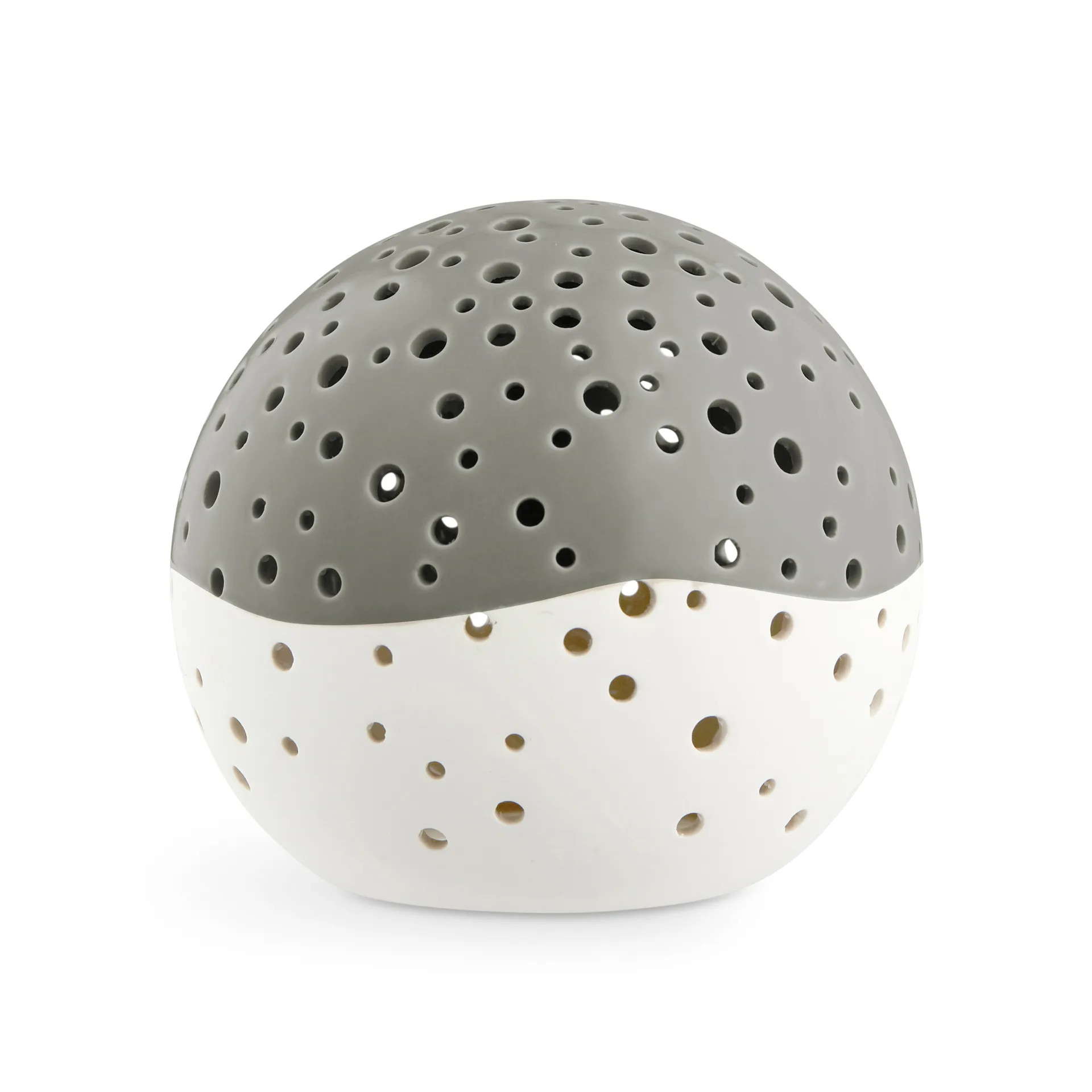 Świecznik Nobili w kolorze oliwkowym, Duży Ø14 cm Kähler