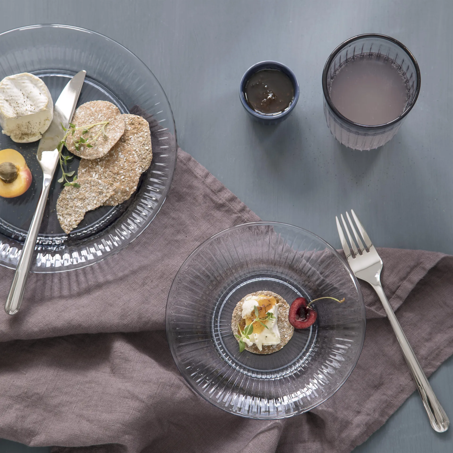 Talerz szklany Hammershøi Ø17 cm, przezroczysty Kähler