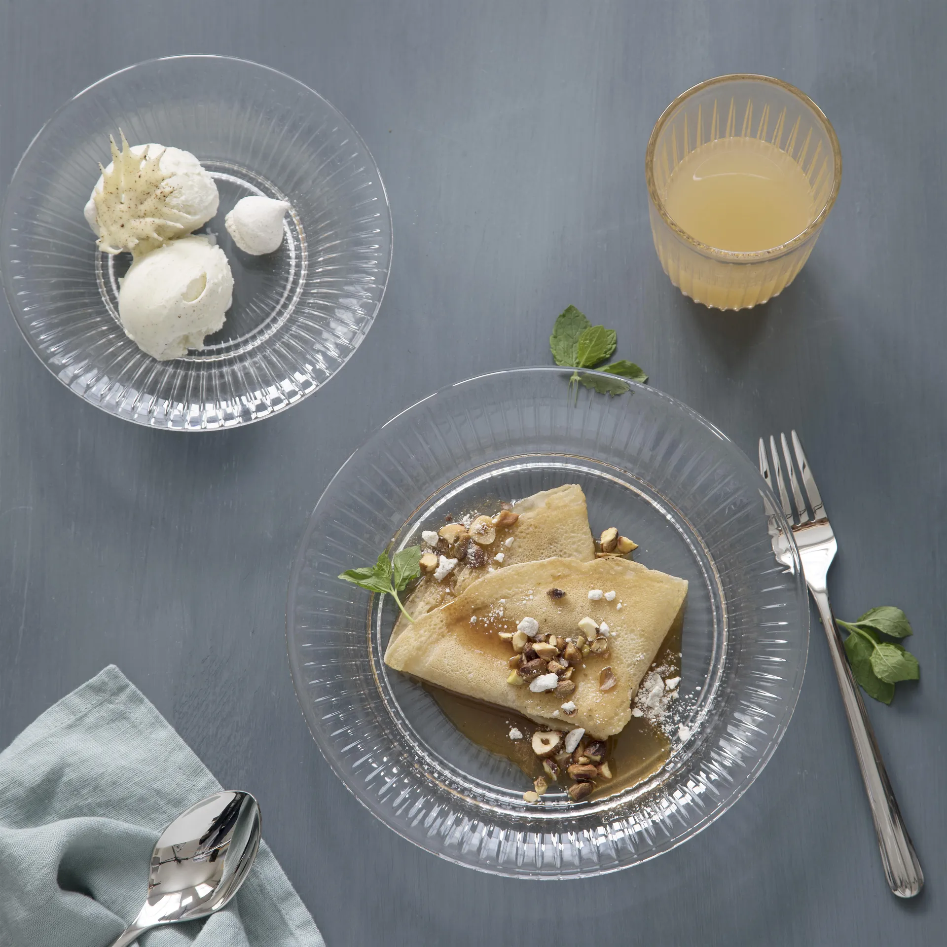 Talerz szklany Hammershøi Ø17 cm, przezroczysty Kähler