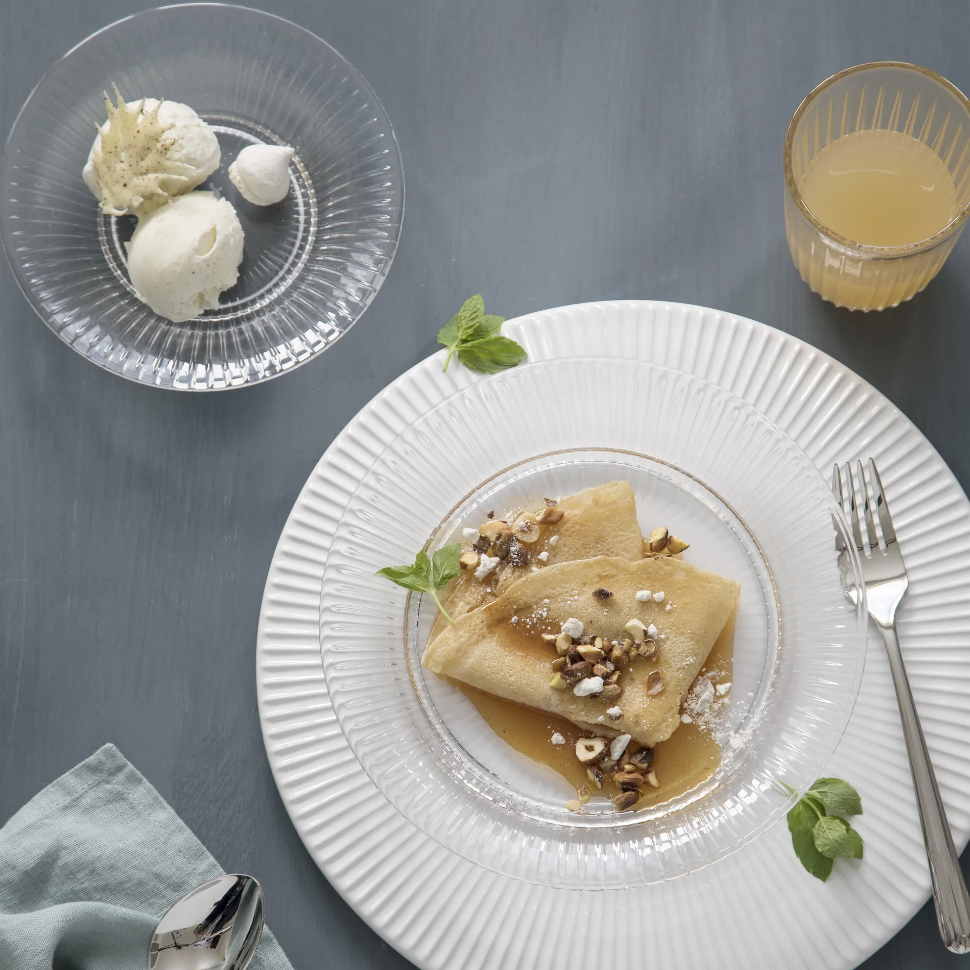 Talerz szklany Hammershøi Ø17 cm, przezroczysty Kähler