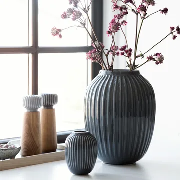 Wazon Hammershøi - Antracytowy, duży 25,5 cm - Kähler
