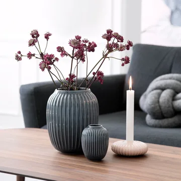 Wazon Hammershøi - Antracytowy, średni 21 cm - Kähler