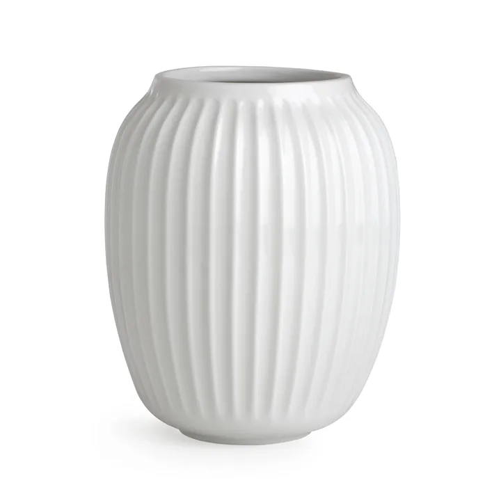 Wazon Hammershøi - Biały, średni 21 cm - Kähler