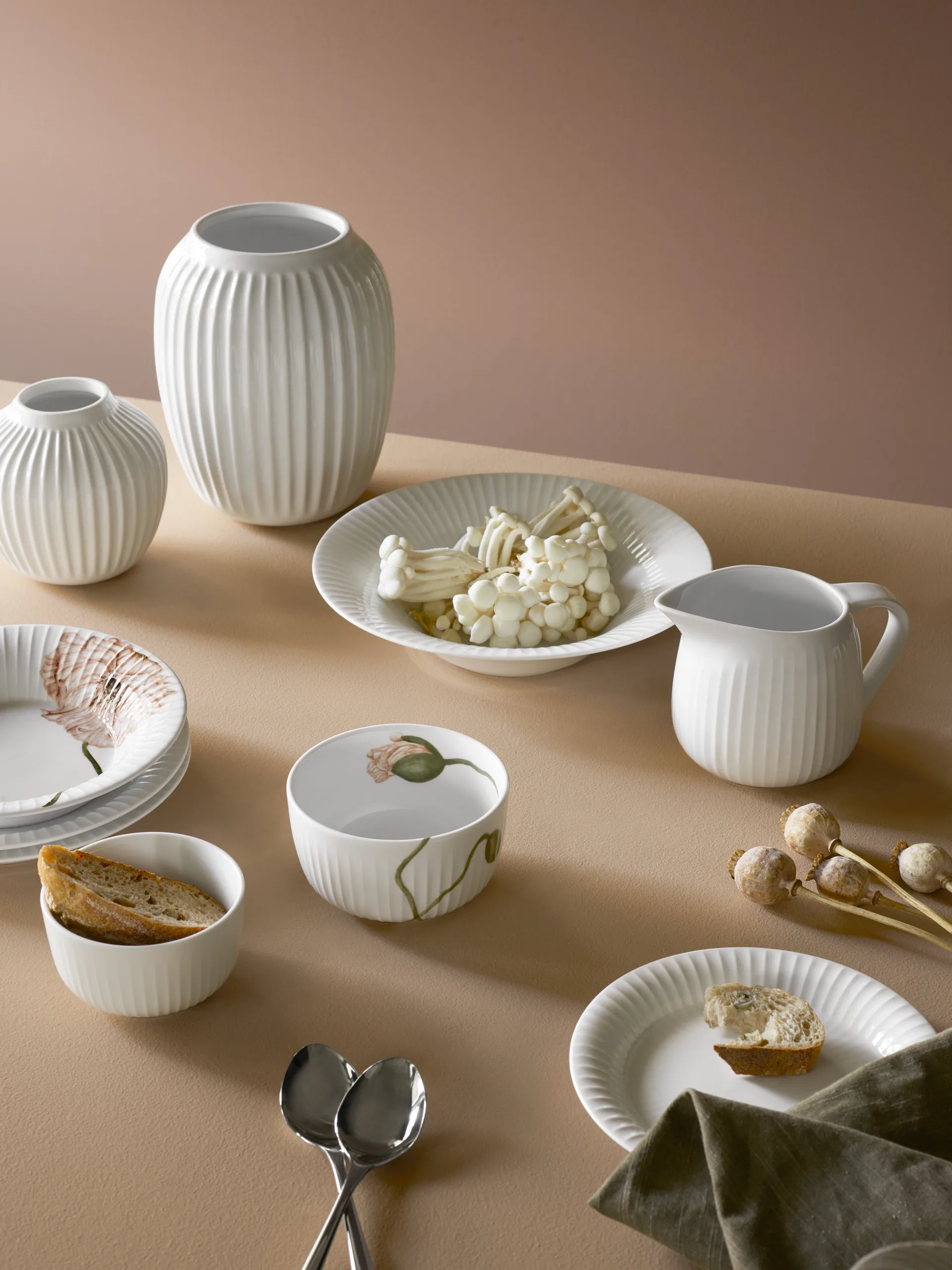 Wazon Hammershøi - średni, Biały Kähler