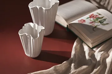 Wazon Hammershøi Unfold - Biały, 16,5 cm - Kähler