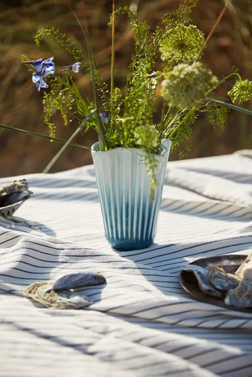 Wazon Hammershøi Unfold - Niebieski, 20,5 cm - Kähler