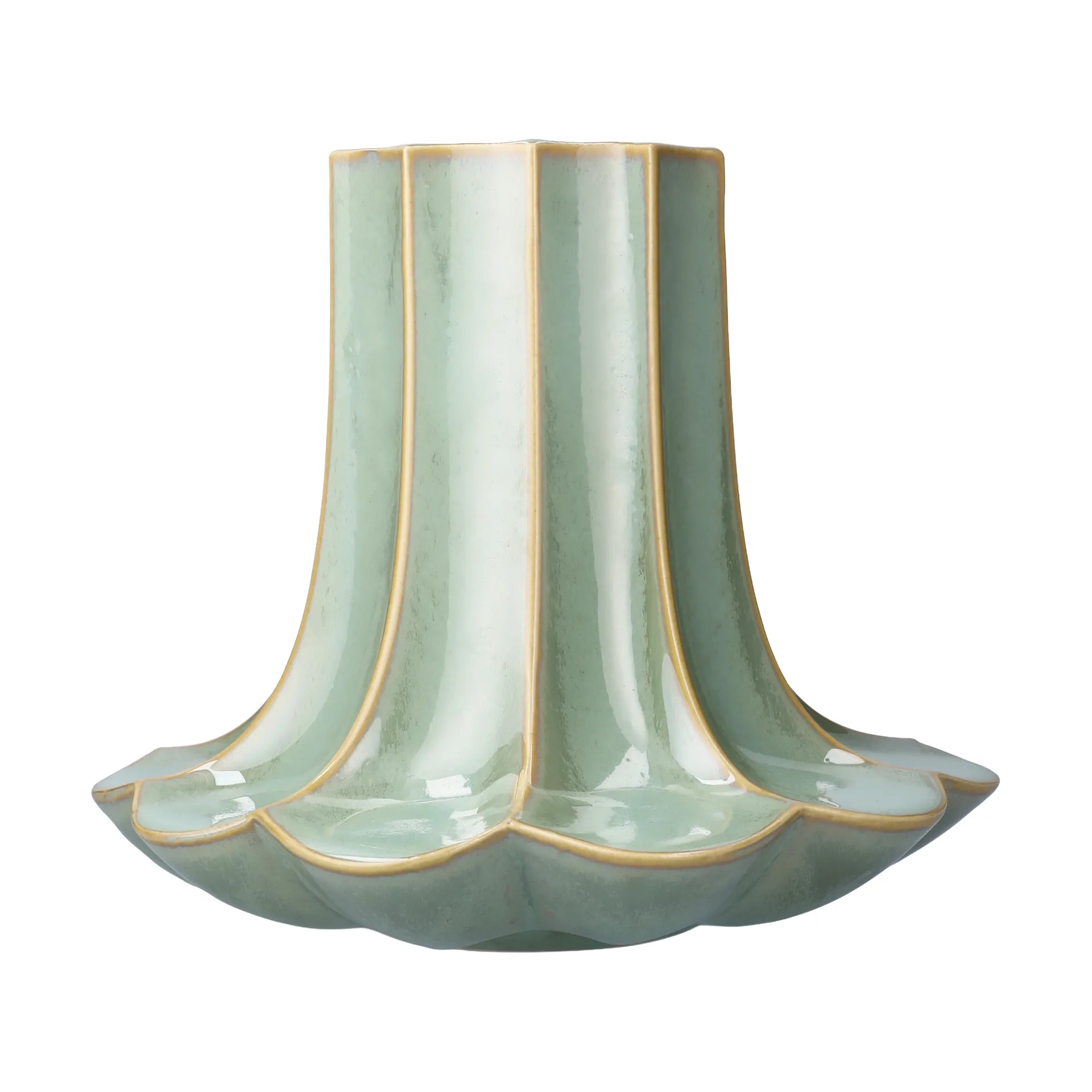 Wazon Kantarell, Zielony, 20,5 cm Kähler