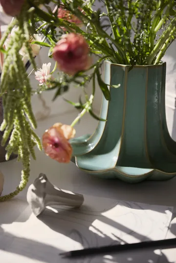 Wazon Kantarell - Zielony, 20,5 cm - Kähler