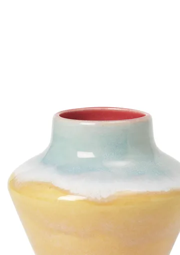 Wazon Poppery 12 cm - Różowy-miętowy-żółty - Kähler