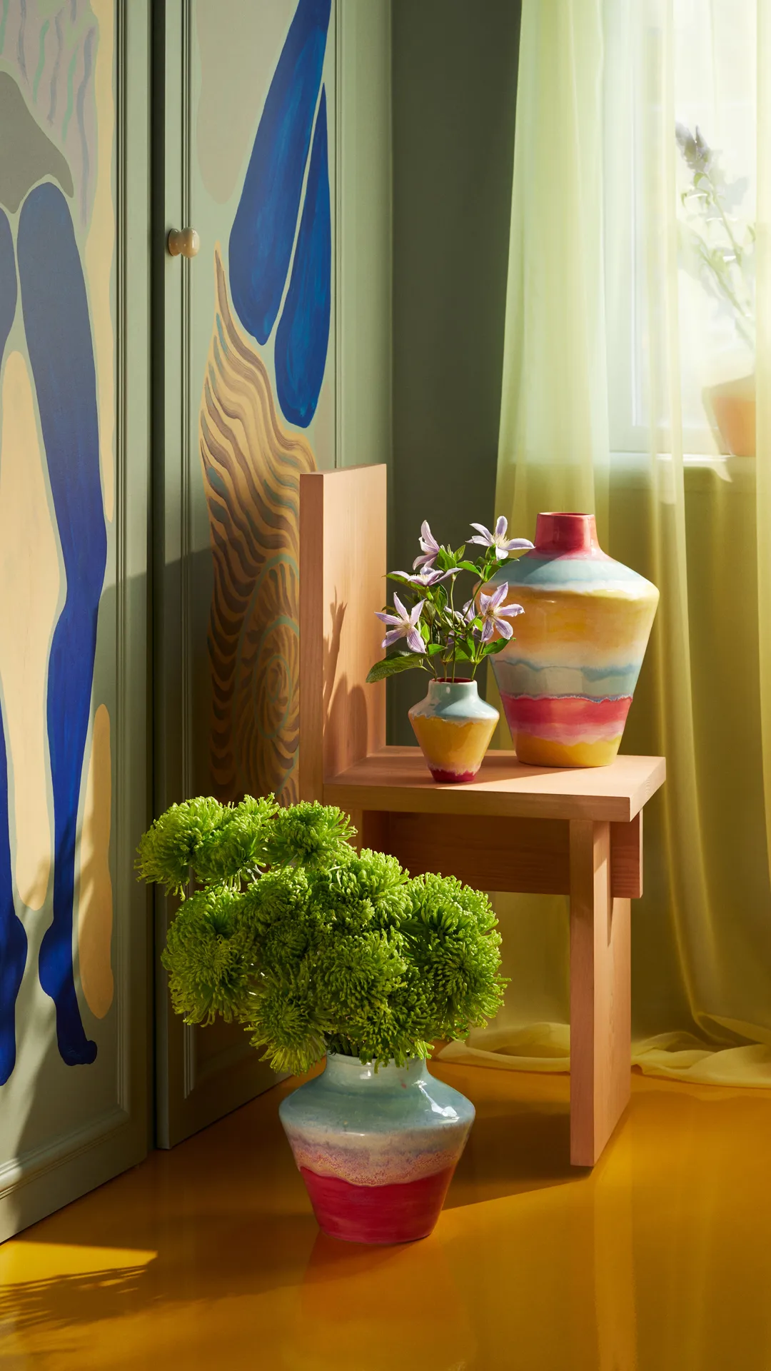 Wazon Poppery 20,5 cm, Mint-pink Kähler