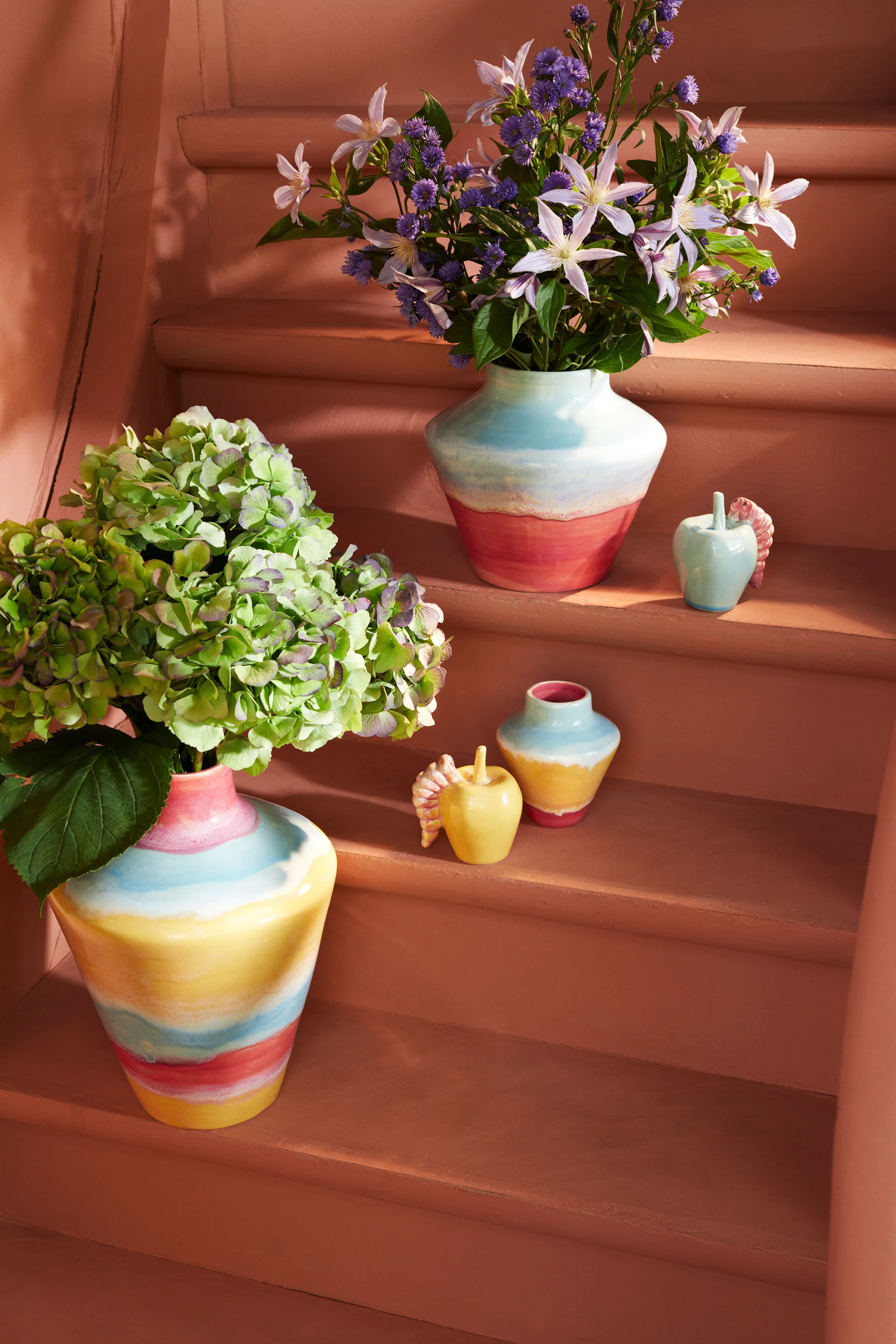 Wazon Poppery 20,5 cm, Mint-pink Kähler