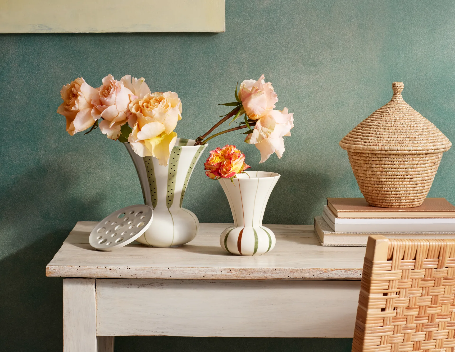 Wazon Signature 20 cm, Zielony Kähler