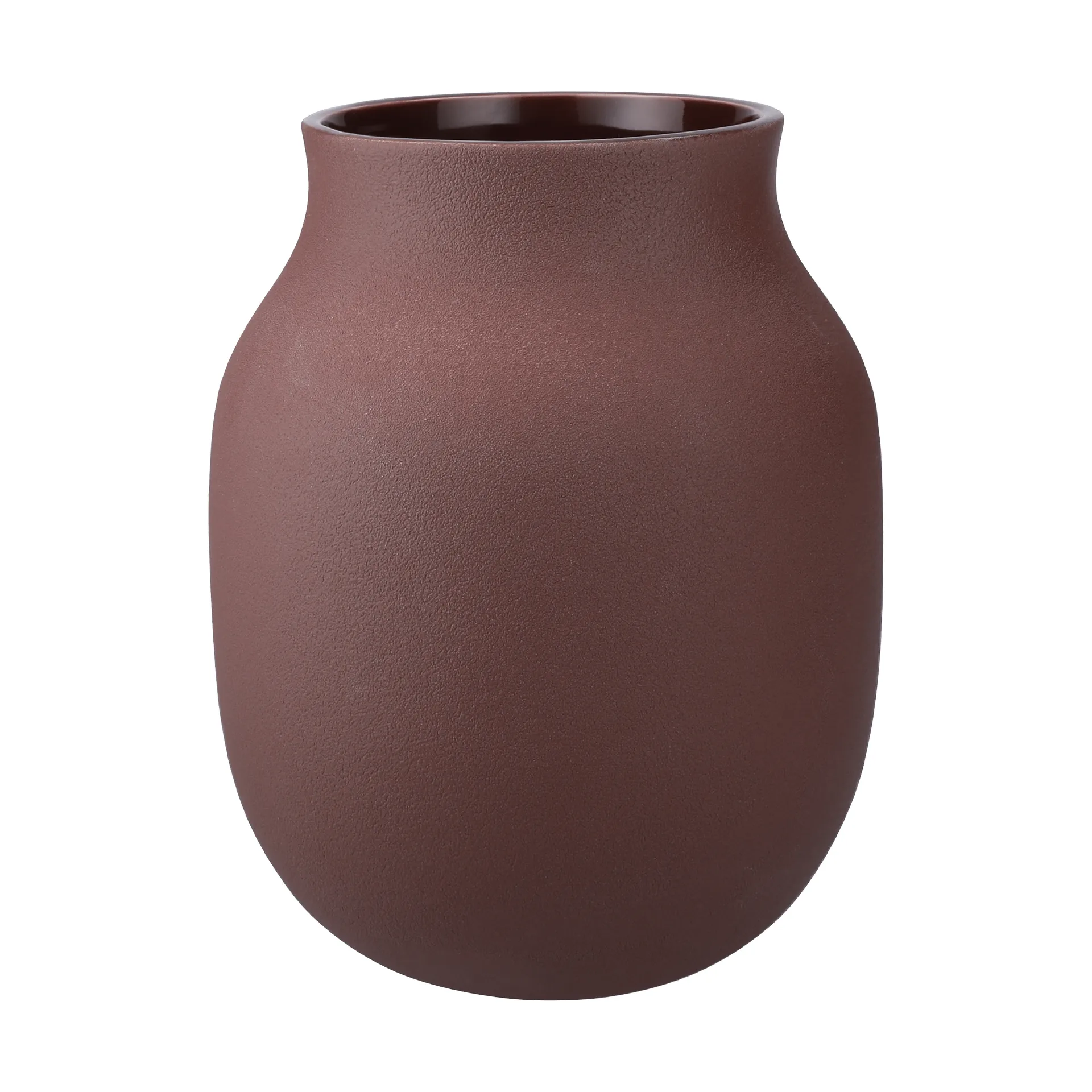 Wazon Studio Omaggio, Bordowy, 20 cm Kähler